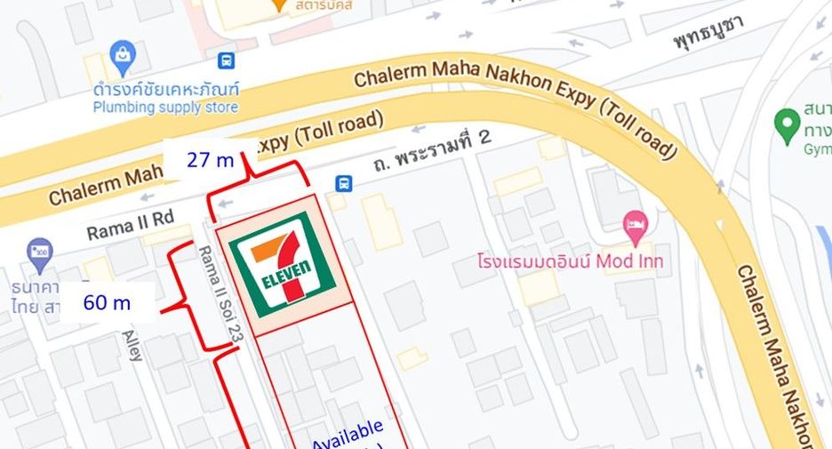 For rent land in Chom Thong, Bangkok