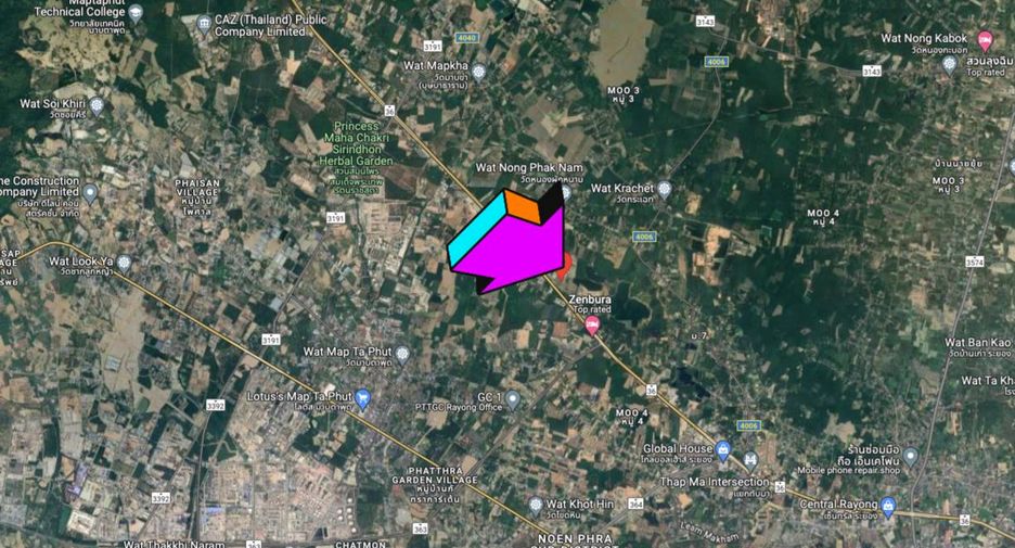 For sale land in Nikhom Phatthana, Rayong