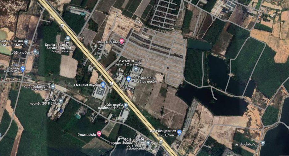 For sale land in Nikhom Phatthana, Rayong