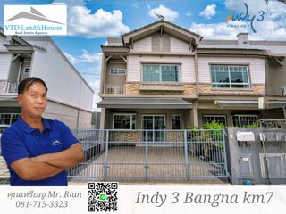 For rent 3 bed townhouse in Bang Phli, Samut Prakan