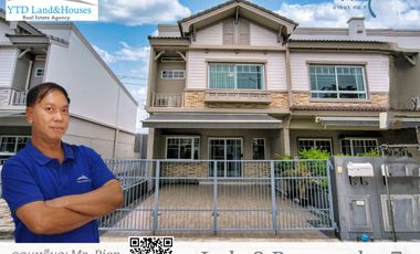 For rent 3 bed townhouse in Bang Phli, Samut Prakan