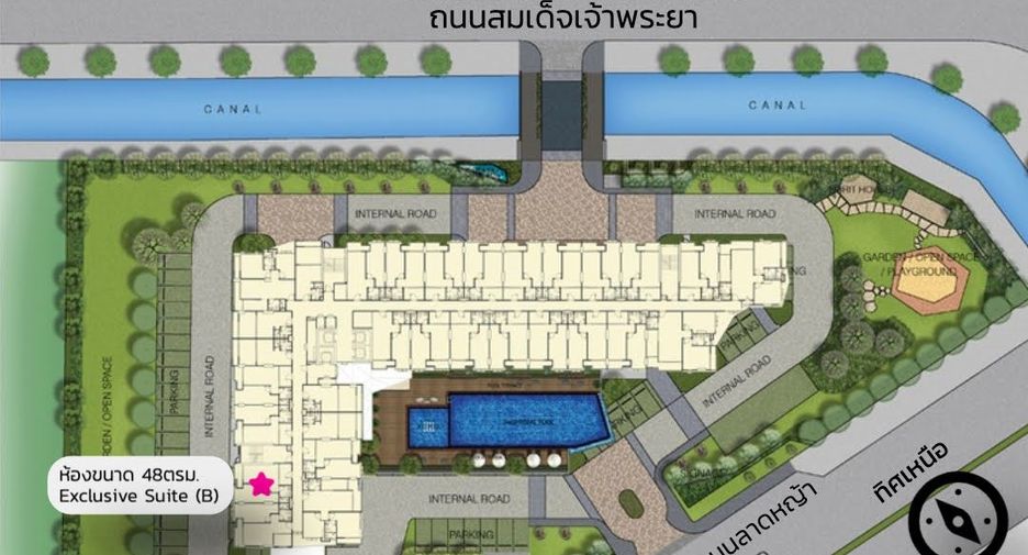 À vendre 1 chambre condo à Khlong San, Bangkok