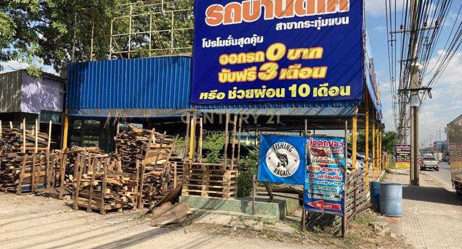 For rent そして for sale land in Krathum Baen, Samut Sakhon