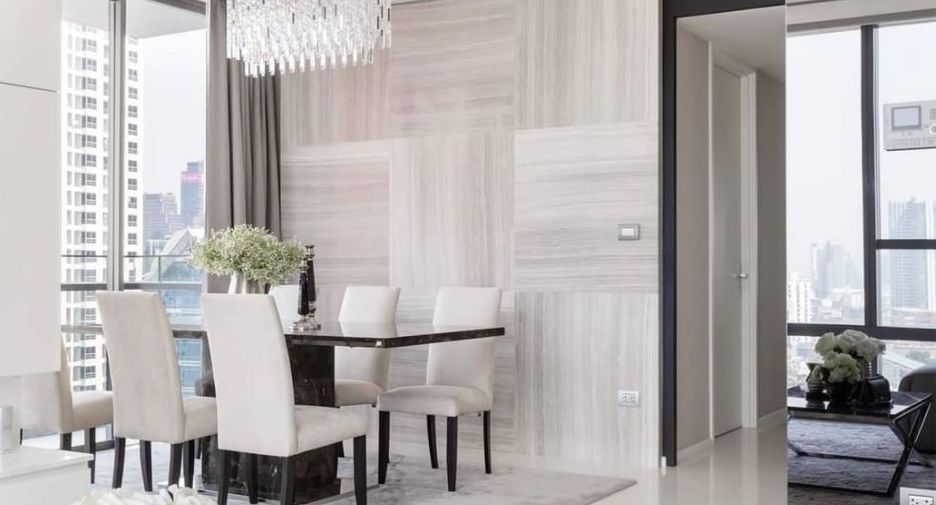 For rent and for sale 2 bedrooms condo in Sathon, Bangkok