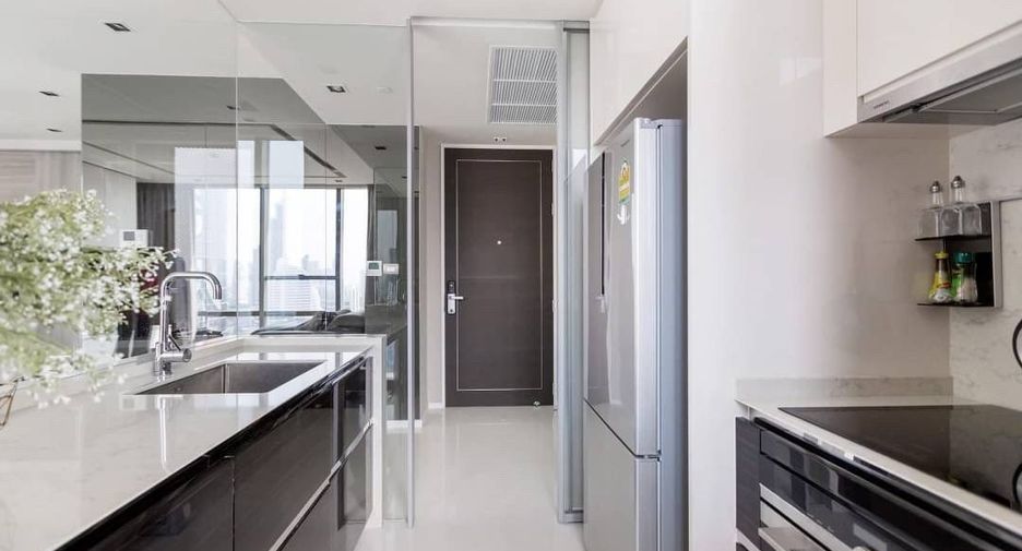 For rent and for sale 2 bedrooms condo in Sathon, Bangkok
