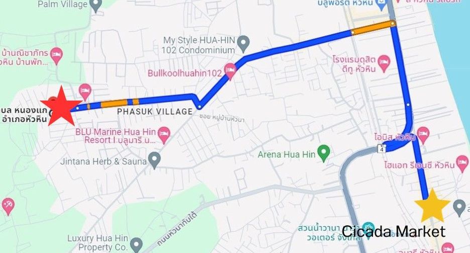 For sale land in Hua Hin, Prachuap Khiri Khan
