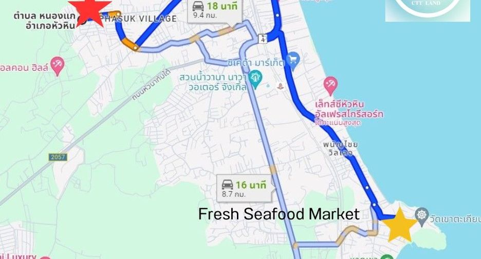 For sale land in Hua Hin, Prachuap Khiri Khan