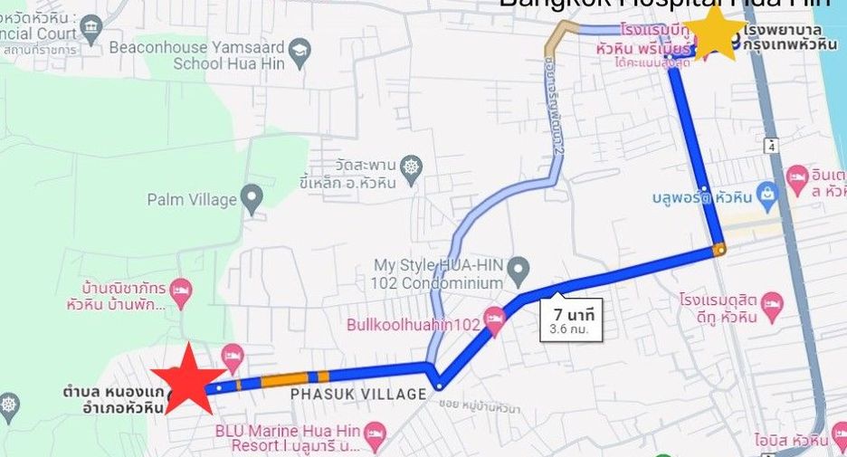 For sale land in Hua Hin, Prachuap Khiri Khan