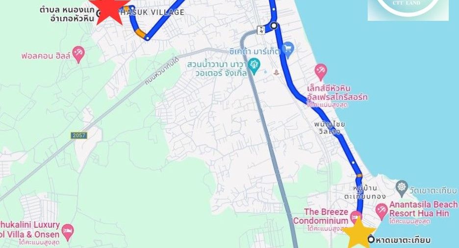 For sale land in Hua Hin, Prachuap Khiri Khan