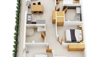 À vendre 3 chambres appartement à Bang Lamung, Chonburi