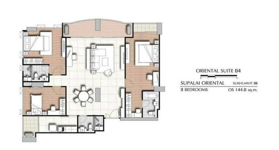 For sale 3 ベッドルーム condo in Watthana, Bangkok