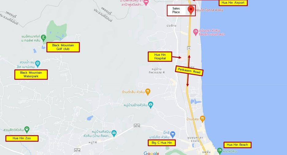 For sale 2 bedrooms condo in Hua Hin, Prachuap Khiri Khan
