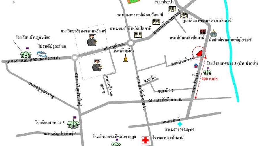 For sale 7 bedrooms house in Mueang Pattani, Pattani
