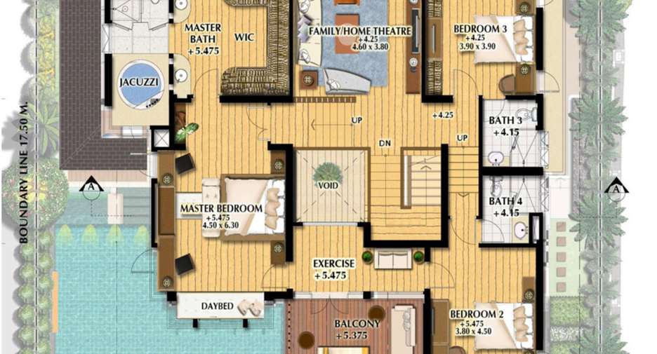 Casa en alquiler de 4 habitaciones en Yan Nawa, Bangkok