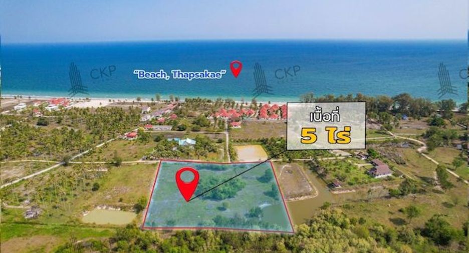 For sale land in Thap Sakae, Prachuap Khiri Khan