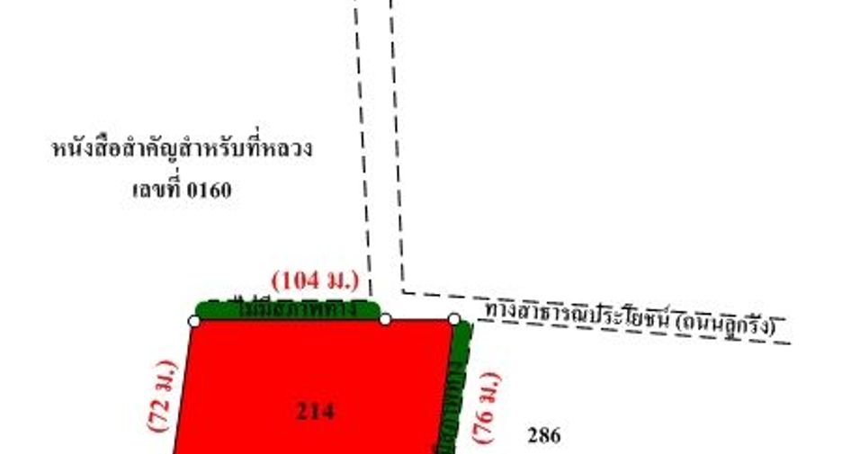 À vendre terrain à Loeng Nok Tha, Yasothon