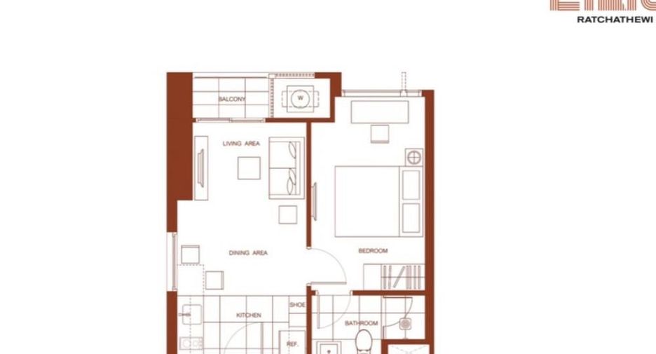 For sale 1 Beds condo in Pathum Wan, Bangkok