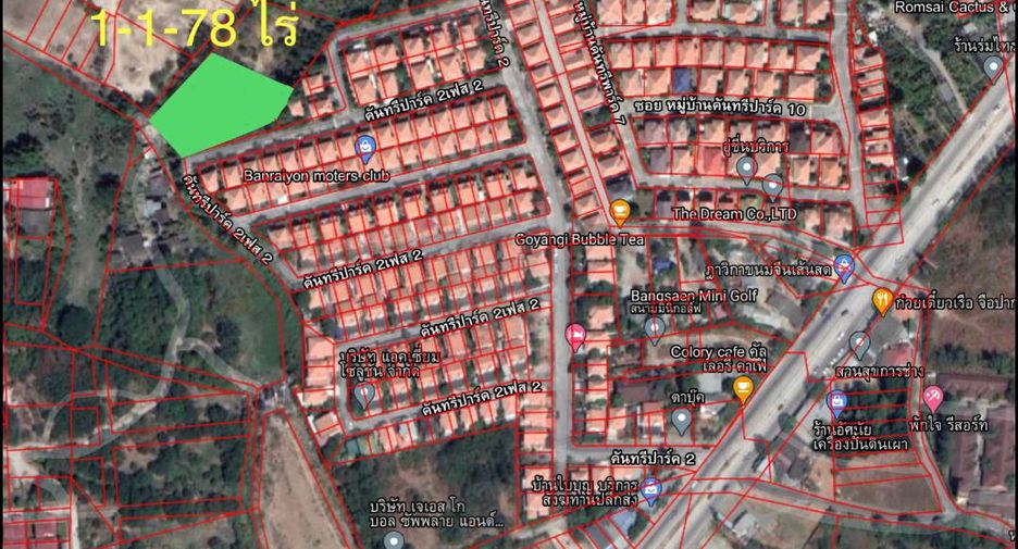 For sale land in Ban Bueng, Chonburi