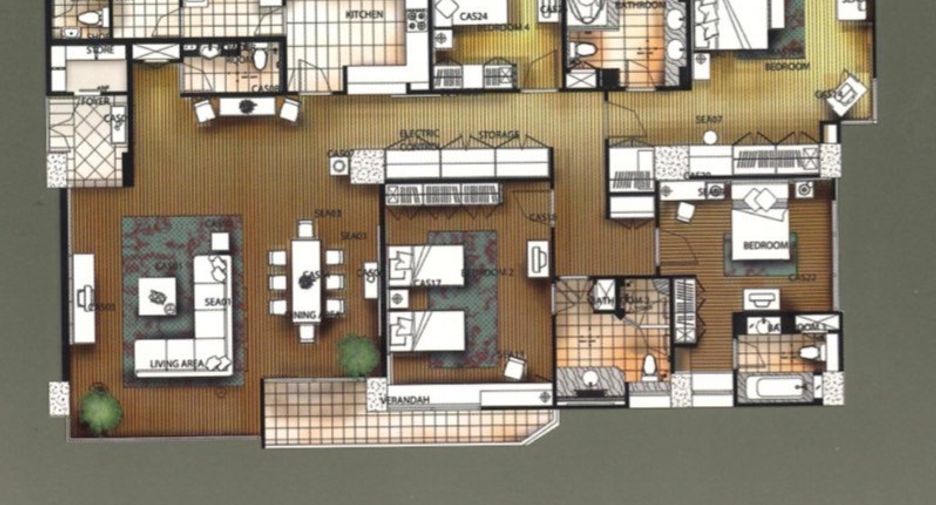 Condo en alquiler de 4 habitaciones en Pathum Wan, Bangkok