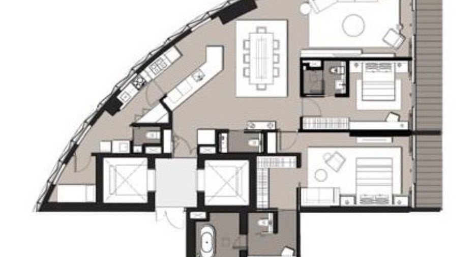 For sale 2 bed condo in Khlong San, Bangkok