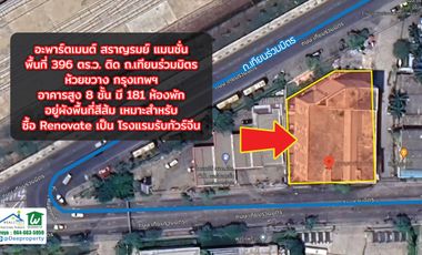 For sale 181 Beds serviced apartment in Huai Khwang, Bangkok