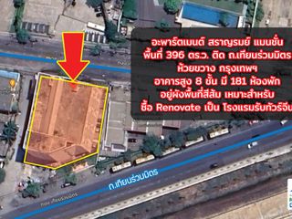 For sale 181 bed serviced apartment in Huai Khwang, Bangkok