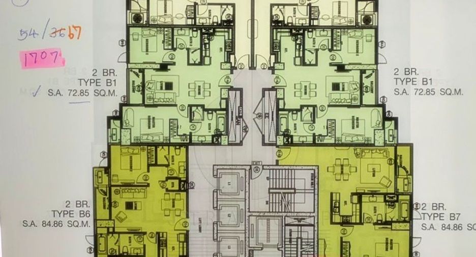 Condo en venta de 2 habitaciones en Pathum Wan, Bangkok