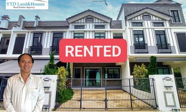 For rent 3 bed townhouse in Bang Phli, Samut Prakan