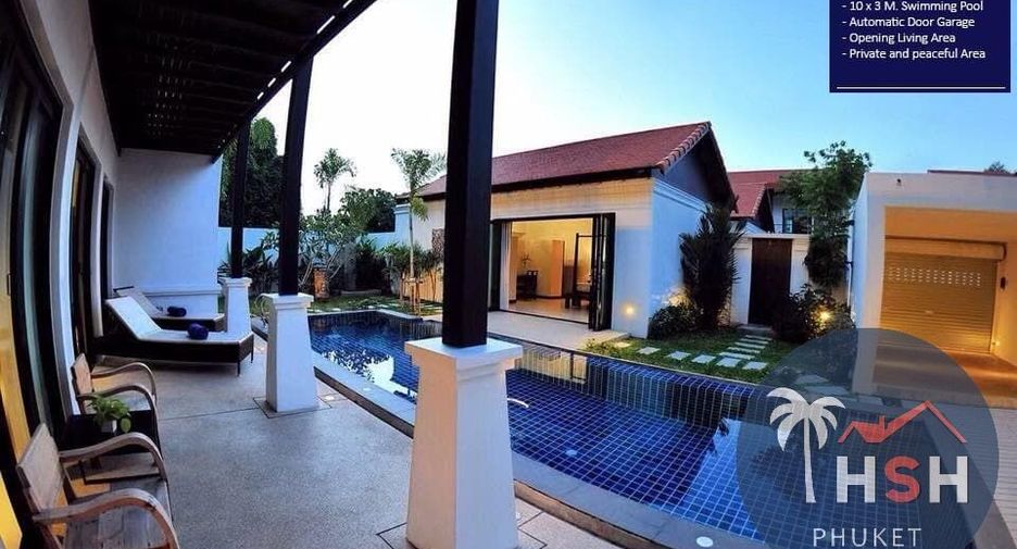 For rent and for sale studio villa in Thalang, Phuket