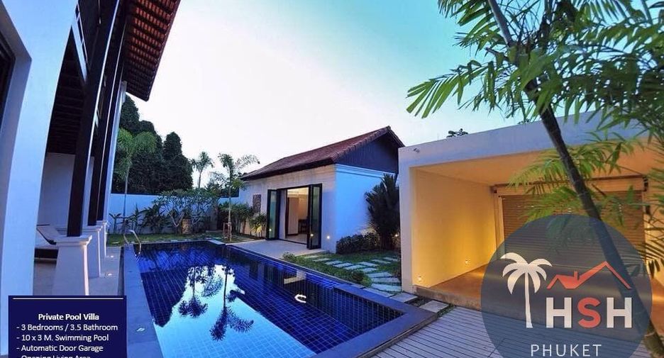 For rent and for sale studio villa in Thalang, Phuket