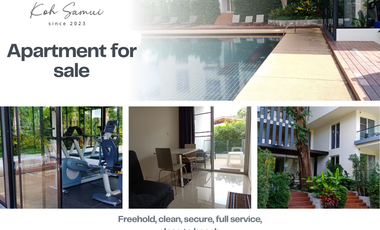 For sale 1 bed apartment in Ko Samui, Surat Thani
