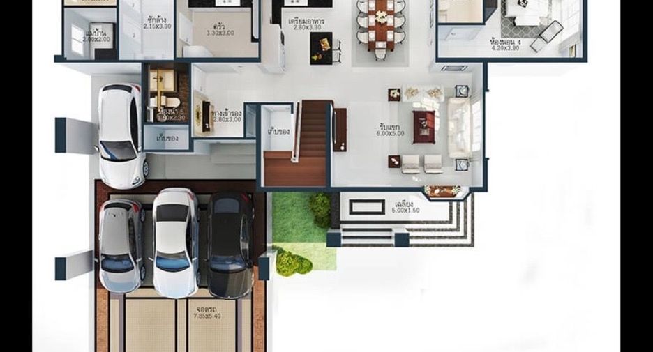 ให้เช่า 4 ห้องนอน บ้านเดี่ยว ใน บางพลี, สมุทรปราการ