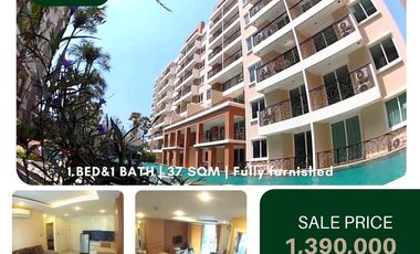 For sale 1 bed condo in Bang Lamung, Chonburi