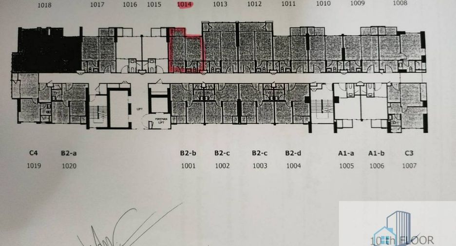 Продажа 1 кровать кондо в Хуаи Кхщанг, Бангкок