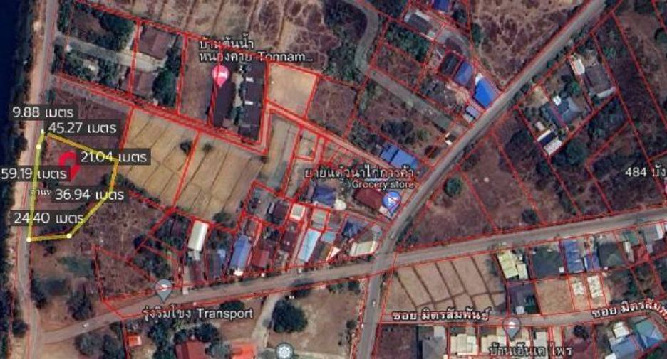 For rent land in Mueang Nong Khai, Nong Khai