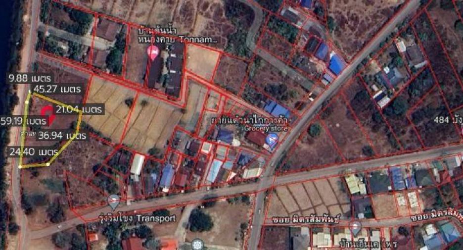 For rent land in Mueang Nong Khai, Nong Khai