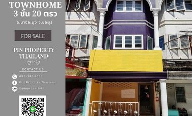 For sale 1 bed townhouse in Bang Lamung, Chonburi