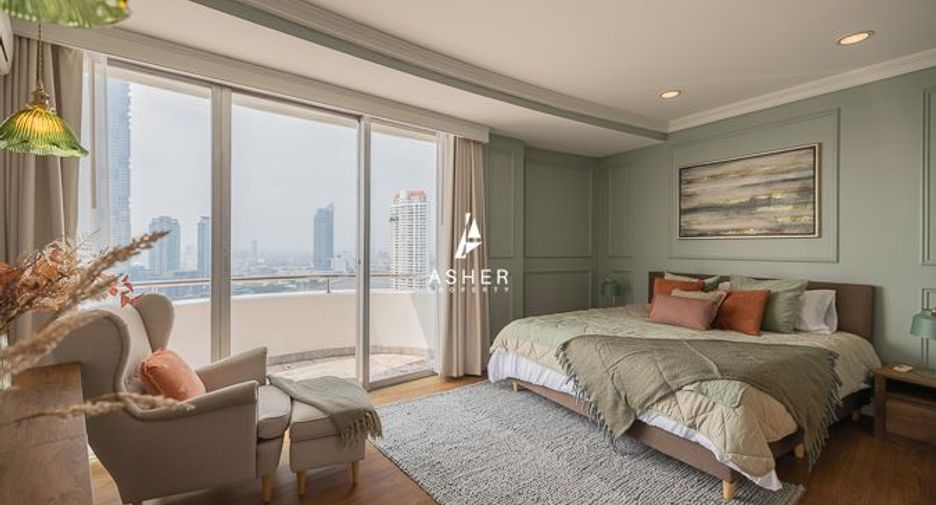 For rent and for sale 3 bedrooms condo in Sathon, Bangkok