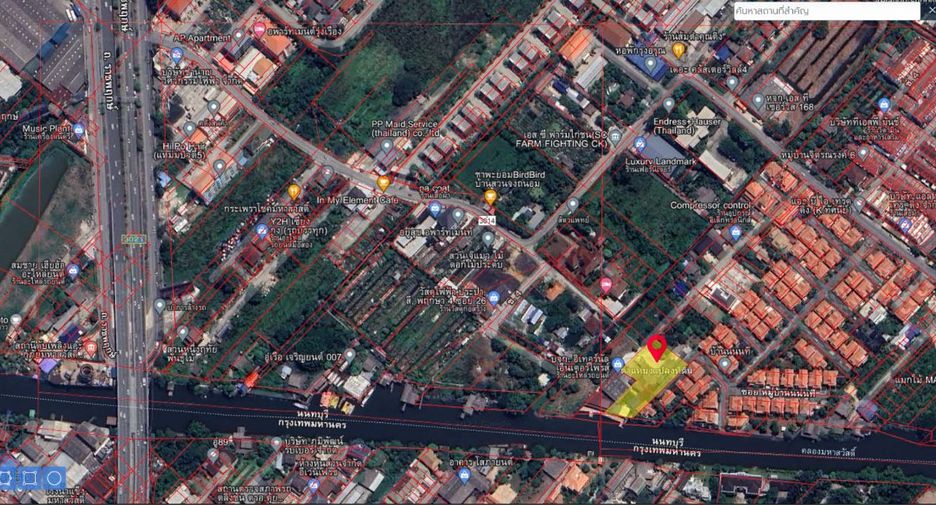 À vendre terrain à Bang Kruai, Nonthaburi