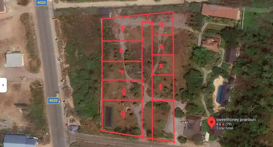For sale land in Sam Roi Yot, Prachuap Khiri Khan