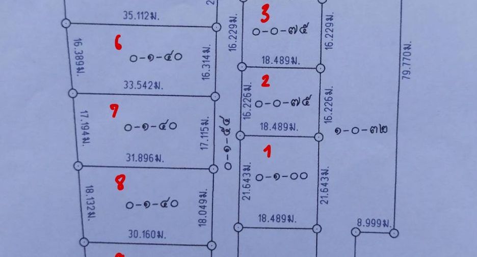 For sale land in Sam Roi Yot, Prachuap Khiri Khan