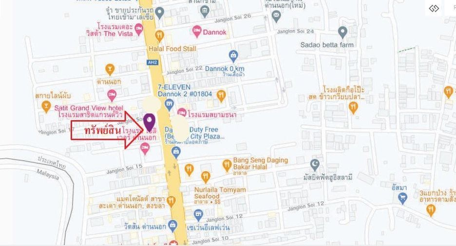 For sale 8 bed retail Space in Mueang Songkhla, Songkhla