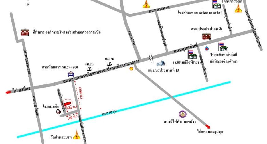 For sale 2 ベッドルーム townhouse in Pak Phanang, Nakhon Si Thammarat