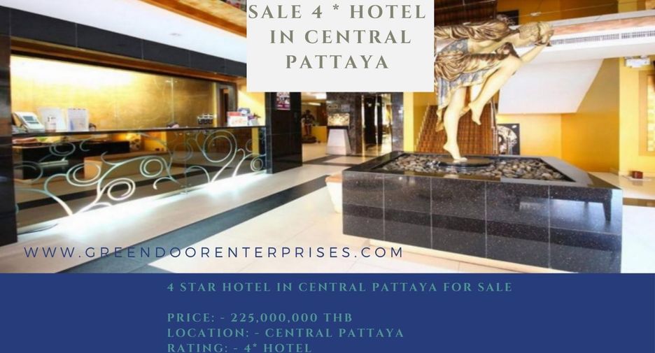 For sale 77 Beds hotel in Central Pattaya, Pattaya