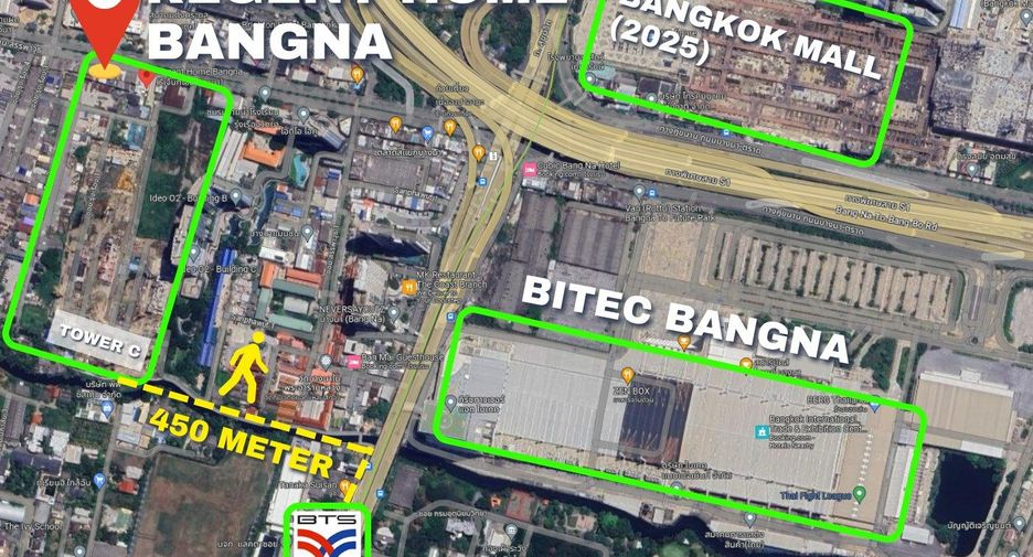 For sale 1 bed condo in Bang Na, Bangkok