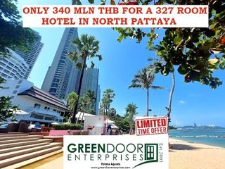 For sale 327 bed hotel in North Pattaya, Pattaya