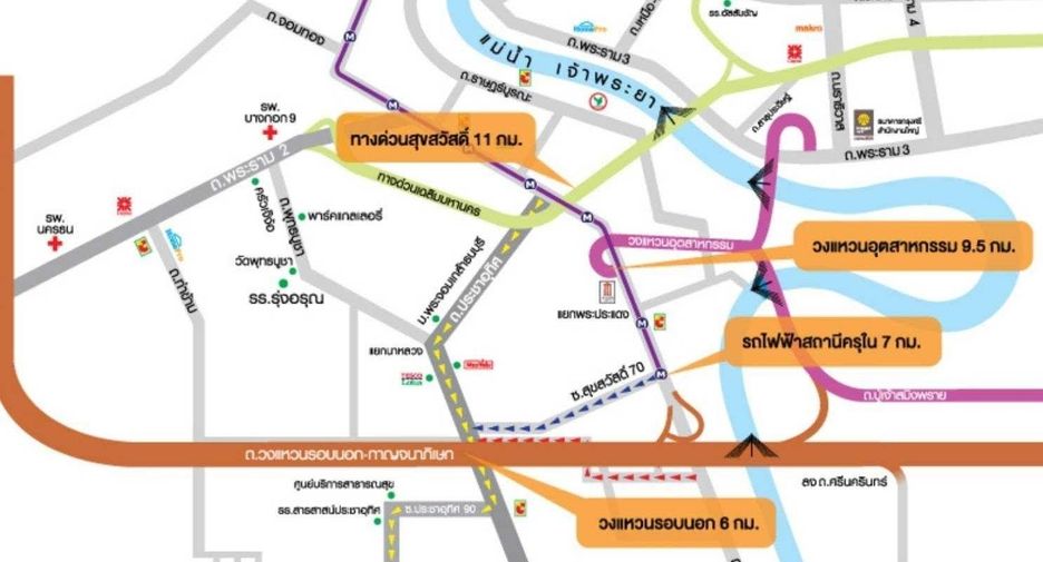 Casa adosada en venta de 2 habitaciones en Thung Khru, Bangkok