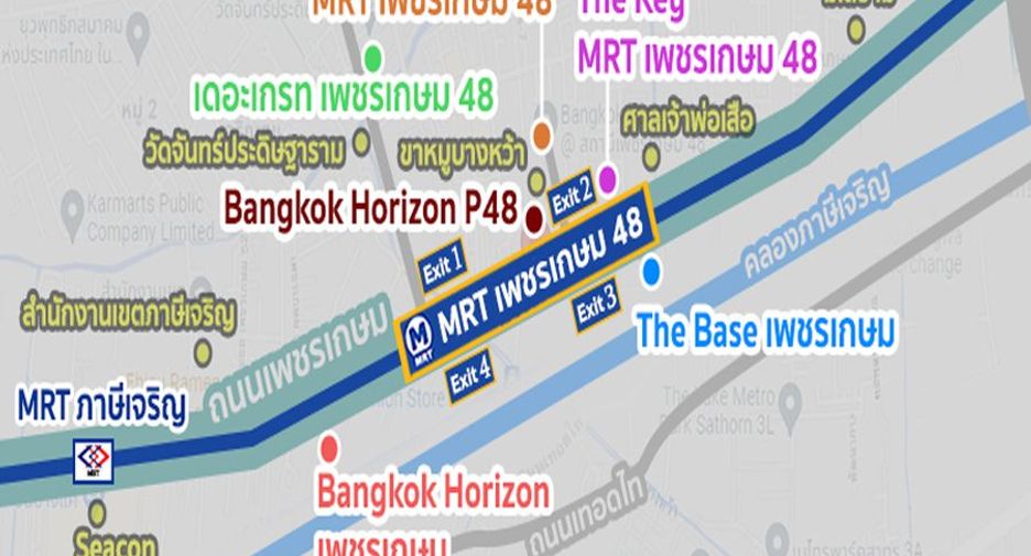 For sale 1 bed condo in Phasi Charoen, Bangkok