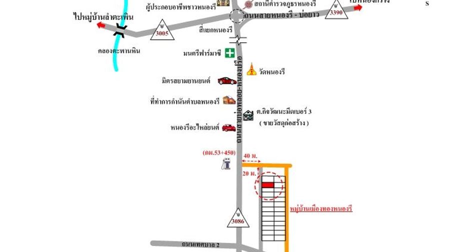 For sale 2 bedrooms townhouse in Bo Phloi, Kanchanaburi