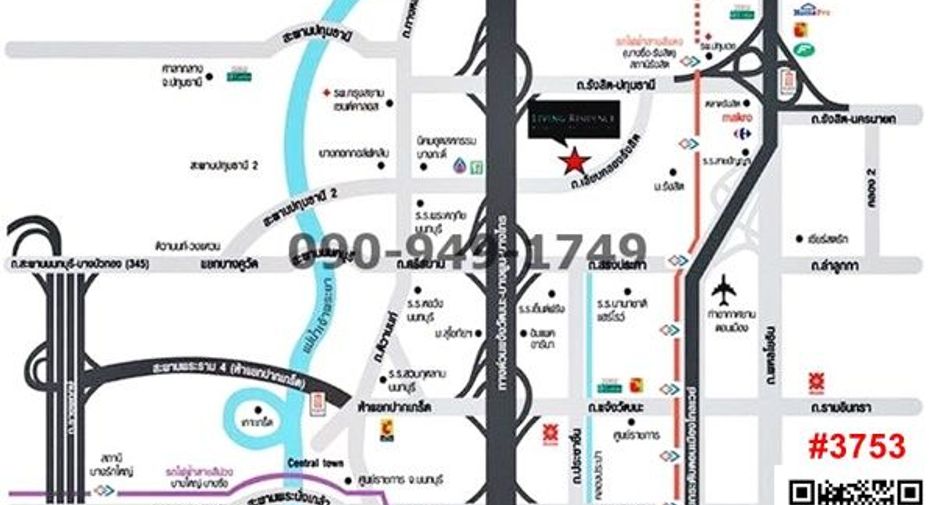 出租 3 卧室 联排别墅 在 Thanyaburi, Pathum Thani
